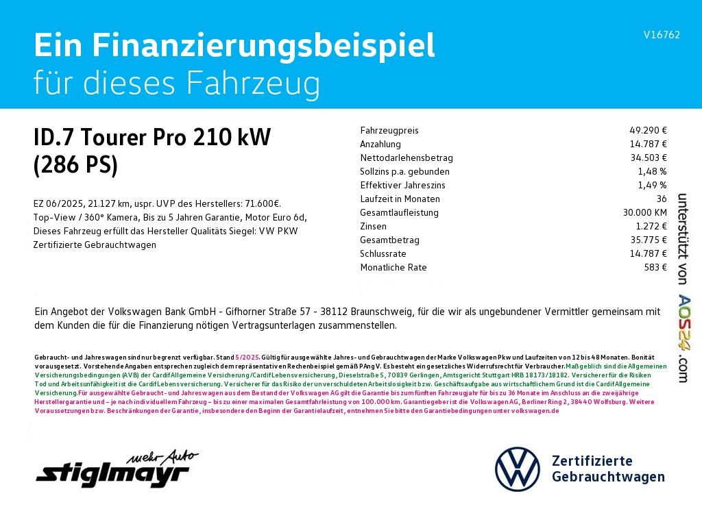 Volkswagen ID.7 IQ.Drive Pro Tourer