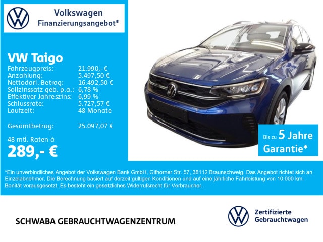 Volkswagen Taigo 1.0 TSI