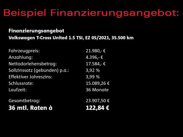 Volkswagen T-Cross 1.5 TSI DSG