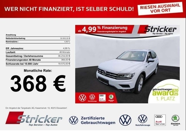 Volkswagen Tiguan 2.0 TDI Allspace DSG Highline