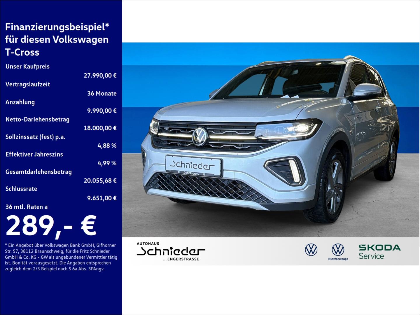 Volkswagen T-Cross 1.0 TSI R-Line
