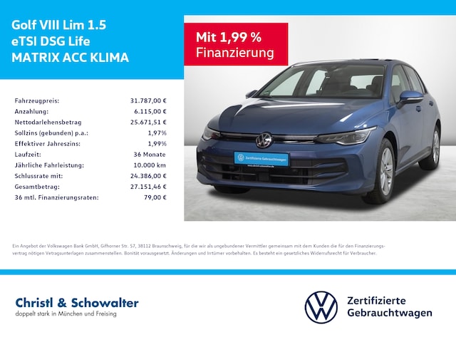 Volkswagen Golf 1.5 eTSI DSG Golf VIII