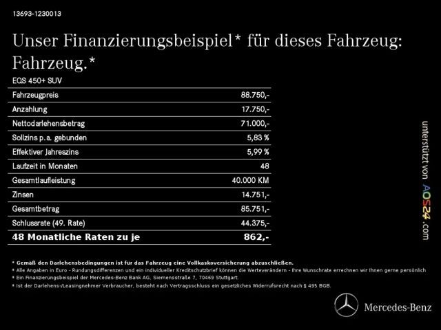 Mercedes-Benz EQS SUV AMG Line