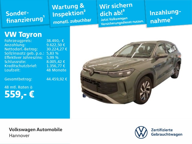 Volkswagen Tayron 1.5 eTSI DSG Life