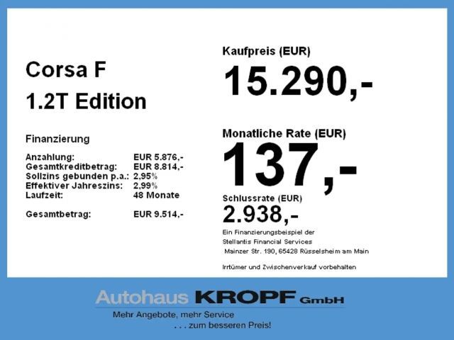 Opel Corsa 1.2 Turbo Edition