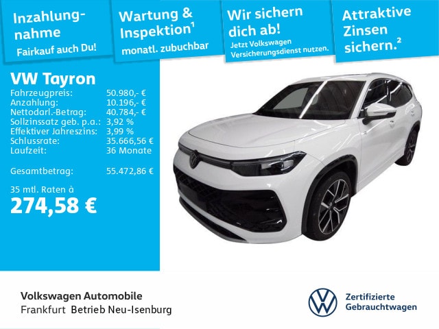 Volkswagen Tayron 2.0 TDI DSG IQ.Drive R-Line