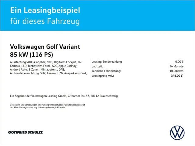 Volkswagen Golf 1.5 eTSI DSG Golf VIII Variant