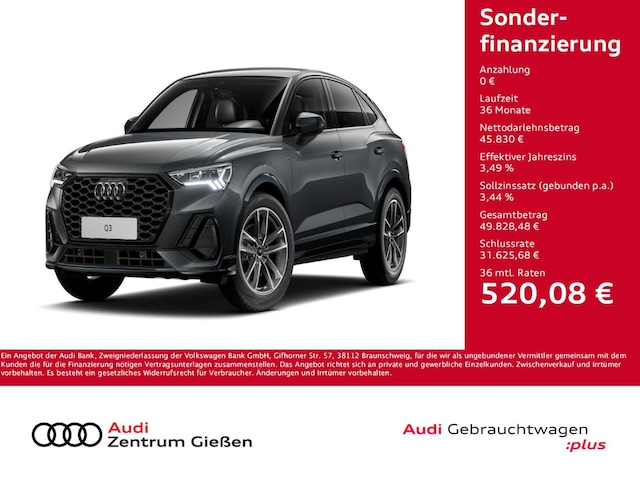 Audi Q3 35 TFSI S-Line S-Tronic Sportback