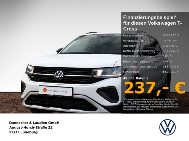 Volkswagen T-Cross GOAL 1.0 l TSI OPF 70 kW (95 PS) 5-Gang
