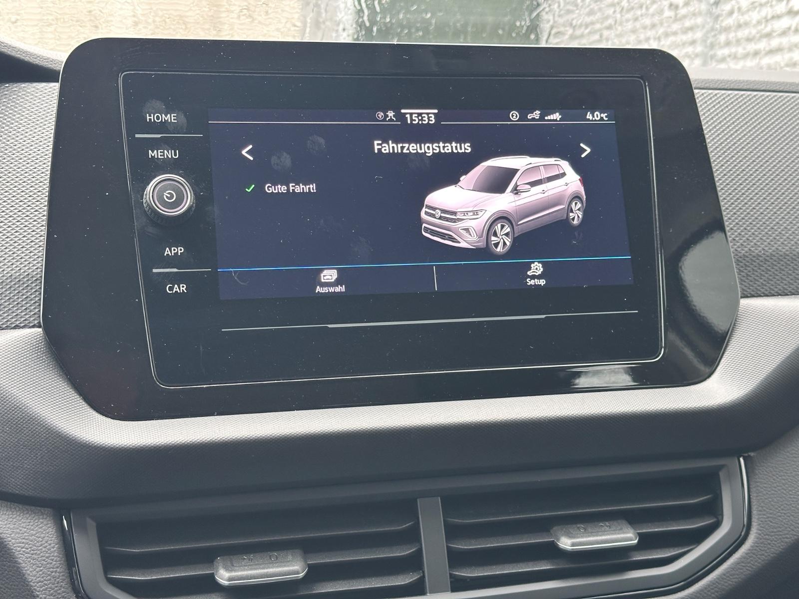 Volkswagen T-Cross TSI*LED*Parksens*Verkehrsz*1.Hand*Allwet