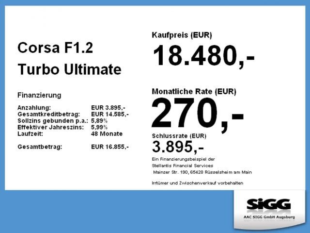 Opel Corsa Turbo Ultimate