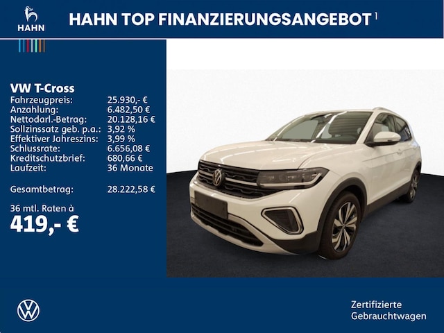 Volkswagen T-Cross 1.0 TSI DSG Style