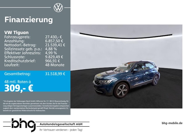 Volkswagen Tiguan 1.5 TSI DSG Life