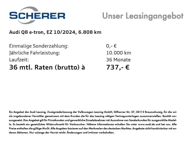 Audi Q8 e-tron 55 Quattro
