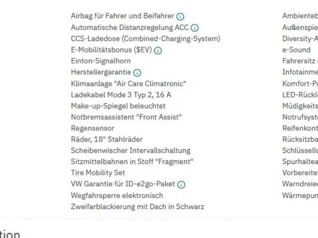 Volkswagen ID.3 Life Performance Pro