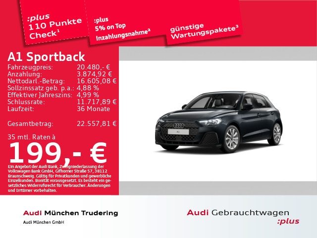 Audi A1 30 TFSI S-Tronic Sportback