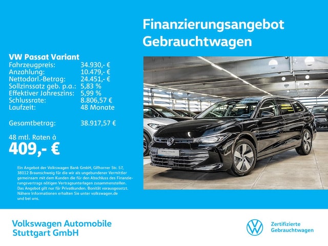 Volkswagen Passat 2.0 TDI Business DSG Variant