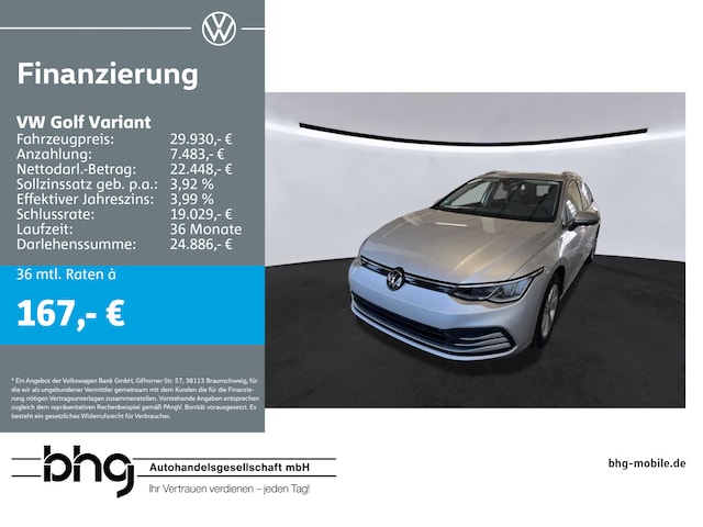 Volkswagen Golf 2.0 TDI DSG Life Variant