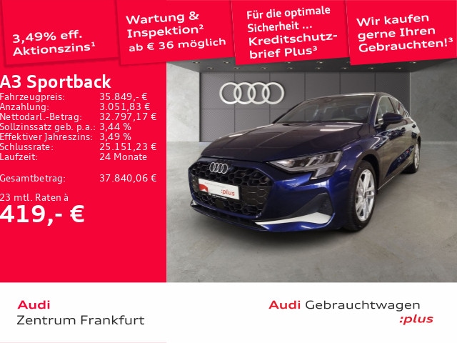 Audi A3 35 TDI S-Tronic Sportback