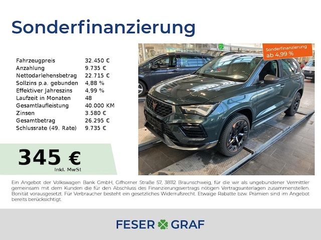Cupra Ateca 2.0 TSI DSG
