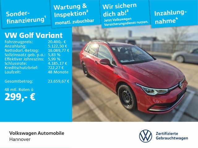 Volkswagen Golf 1.5 TSI Golf VIII Variant