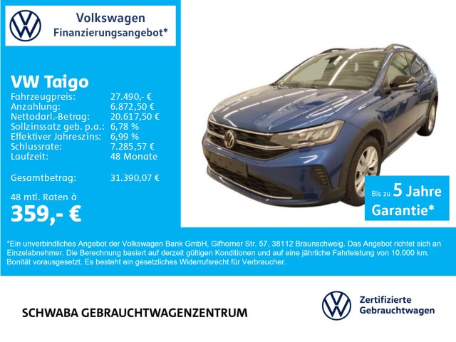 Volkswagen Taigo 1.5 TSI DSG