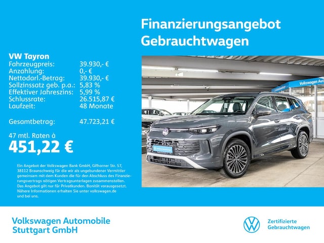 Volkswagen Tayron 2.0 TDI DSG Life