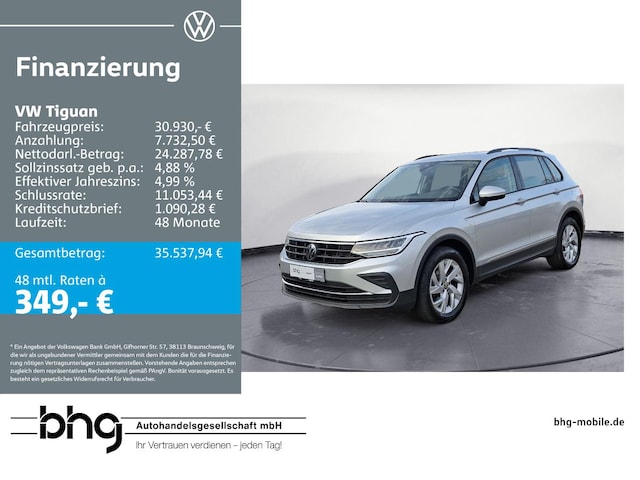 Volkswagen Tiguan 2.0 TDI 4Motion DSG Life