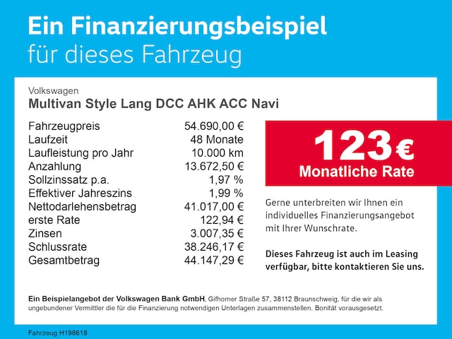 Volkswagen Multivan Lang Style