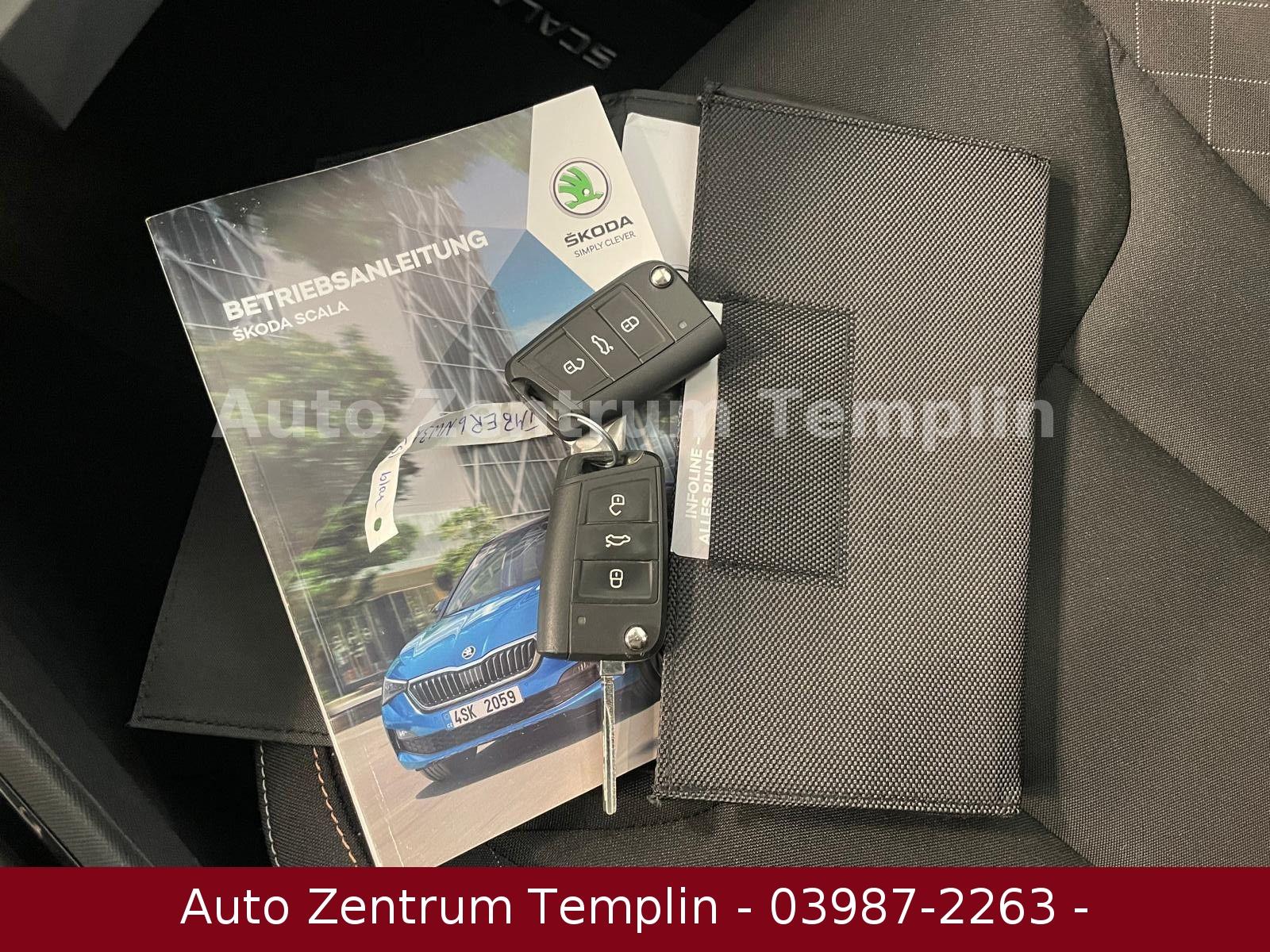 Skoda Scala -1.Hand-LED-Kamera-AHK-TÜV-Service-Garantie