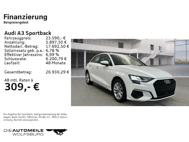 Audi A3 35 TFSI Sportback