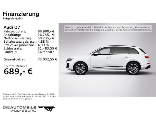 Audi Q7 55 TFSI Quattro S-Line