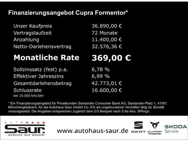 Cupra Formentor 2.0 TSI 4Drive DSG VZ