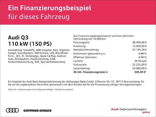 Audi Q3 35 TFSI S-Line S-Tronic