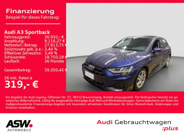 Audi A3 35 TDI S-Line S-Tronic Sportback
