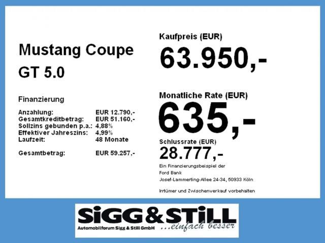 Ford Mustang GT 5.0 V8