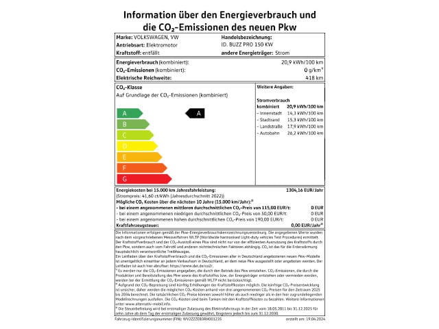Volkswagen ID.Buzz 150 kW Pro