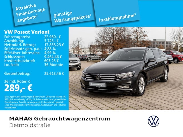 Volkswagen Passat 2.0 TDI Business DSG Variant