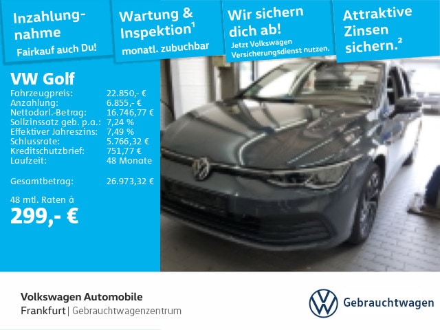 Volkswagen Golf 1.5 TSI DSG Golf VIII Life
