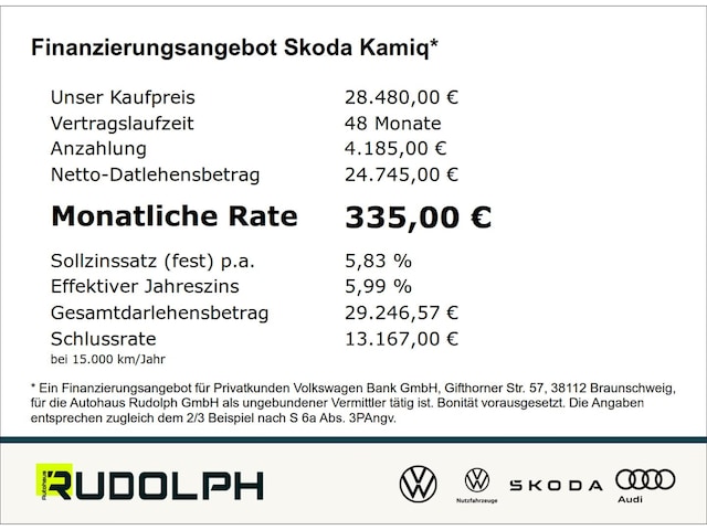Skoda Kamiq 1.0 TSI Selection