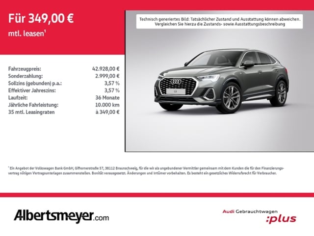Audi Q3 35 TFSI S-Line S-Tronic Sportback