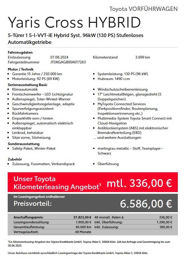 Toyota Yaris Cross 4x2 5-deurs Plus