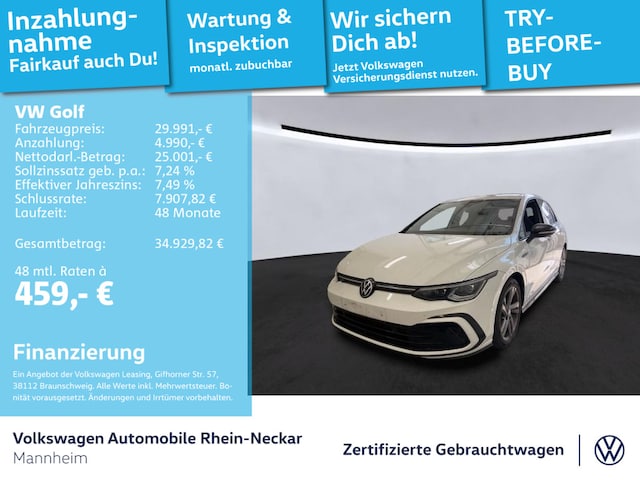 Volkswagen Golf 2.0 TSI DSG Golf VIII R-Line