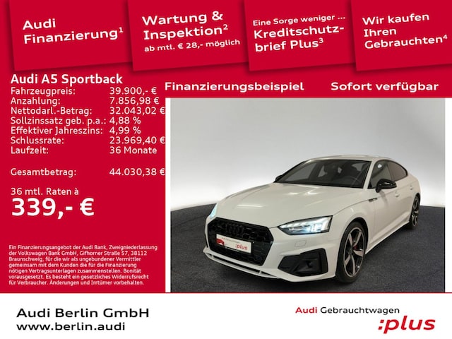 Audi A5 40 TDI Quattro S-Tronic Sportback