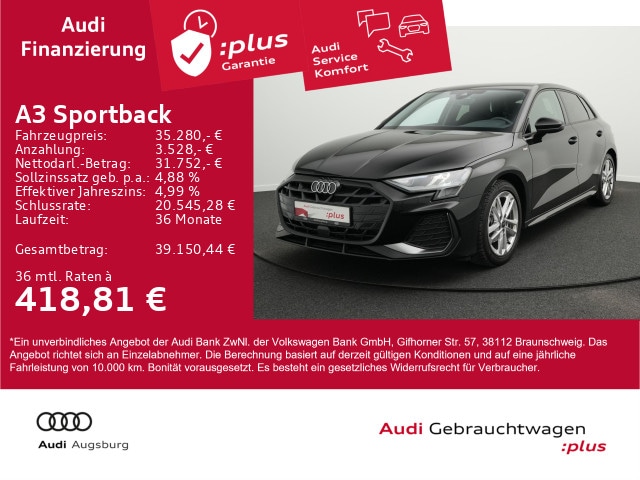 Audi A3 35 TDI S-Line S-Tronic Sportback