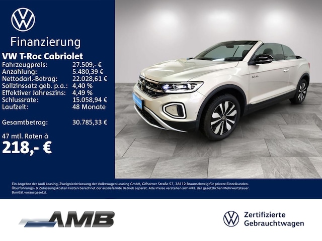 Volkswagen T-Roc 1.0 TSI Cabriolet Style