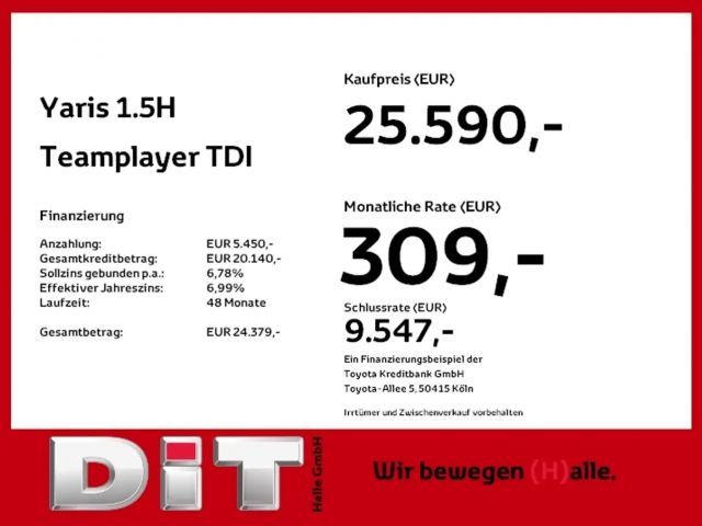 Toyota Yaris Comfort Hatchback