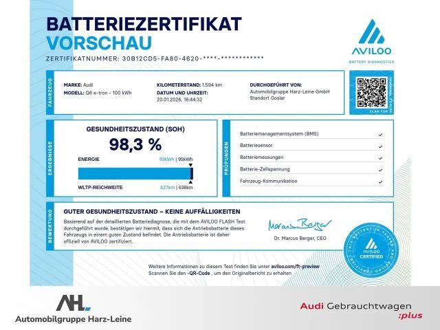 Audi SQ6 e-tron Quattro