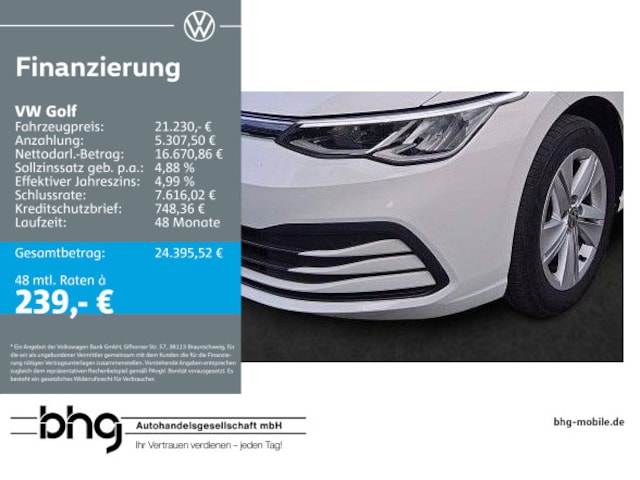 Volkswagen Golf DSG Life