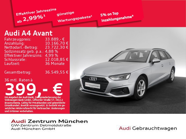 Audi A4 30 TDI Avant S-Tronic